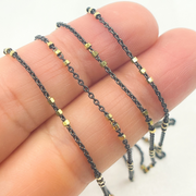 925 Sterling Silver Satellite Cube Chain